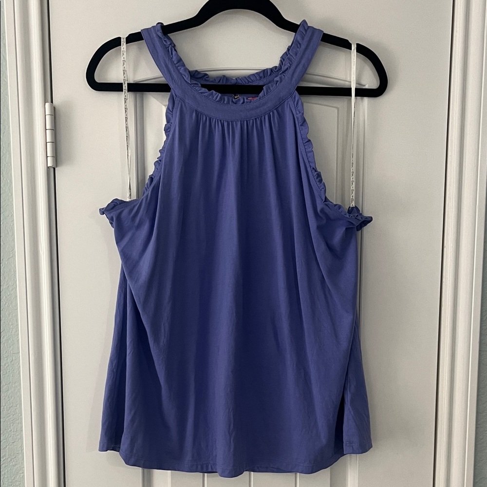 Lilly Pulitzer Lavender Ruffle Tank Top